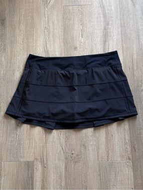 Lululemon Pace Rival 4 Way Stretch Skirt 13” in black